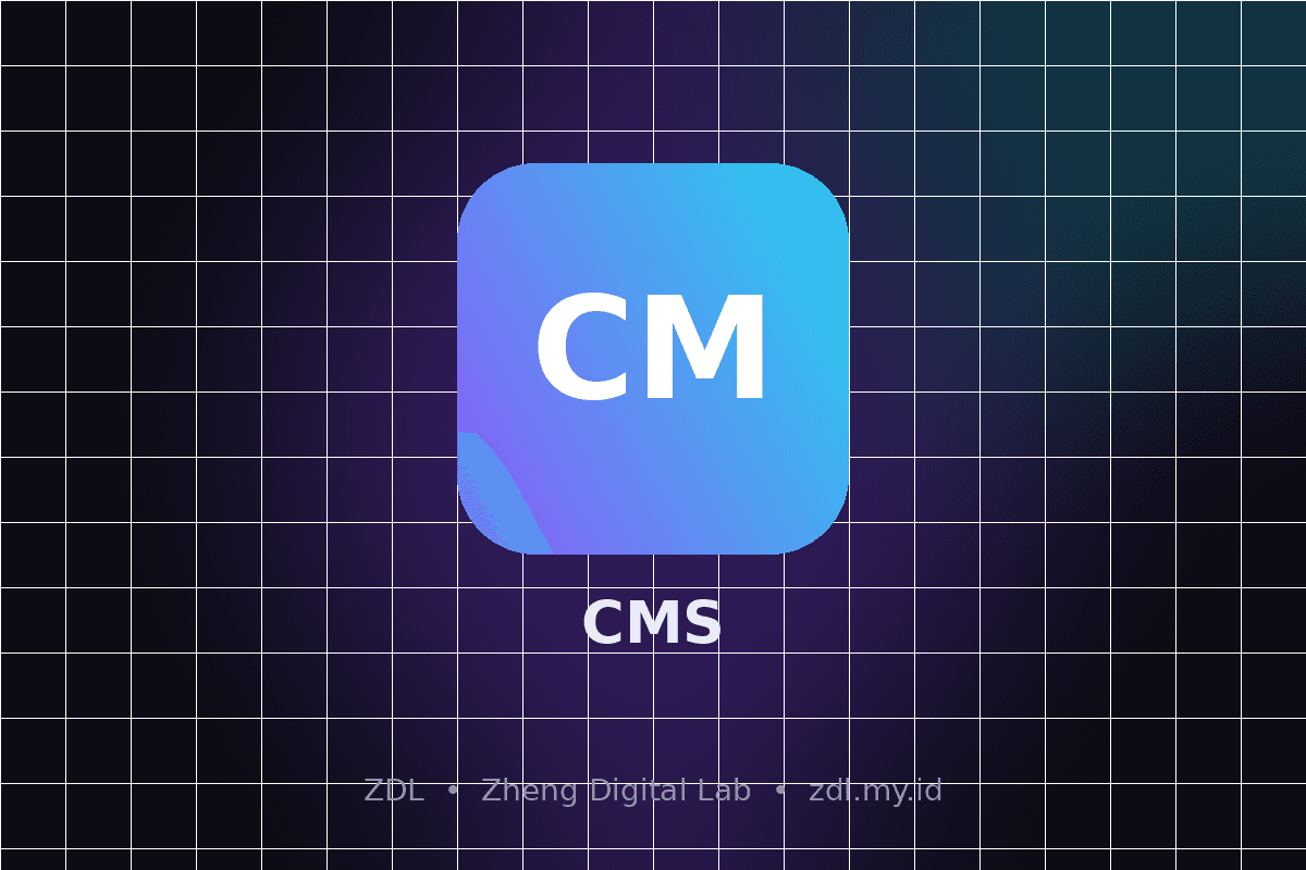 Halaman admin CMS